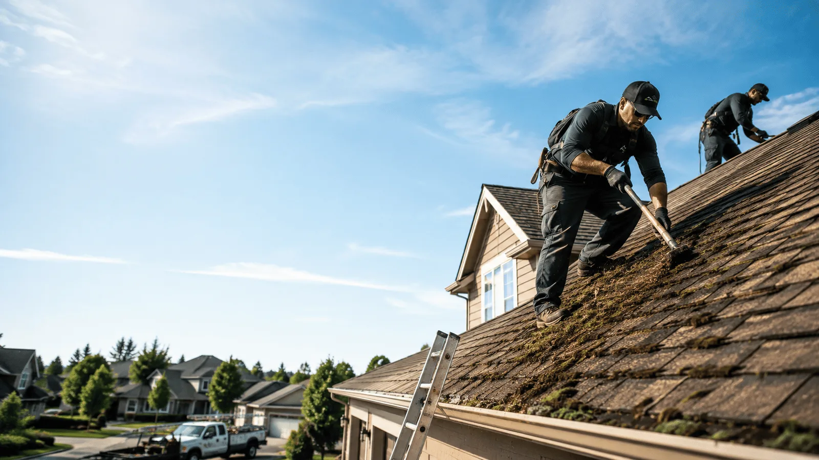 Roof Moss Removal in Marcellus, MI near me